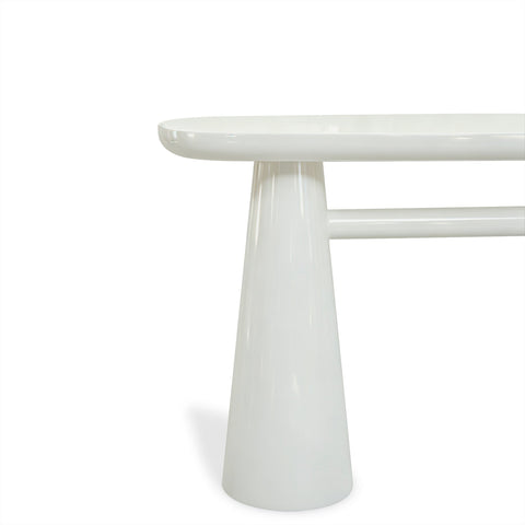 Giselle Beaumont 50" Glossy Lacquer Console Table - image 4