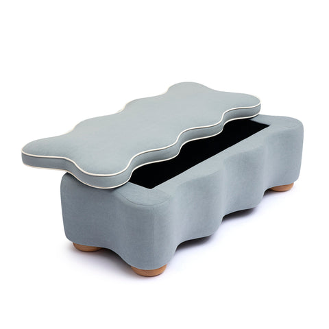 Anais Verona 48.5" Performance Velvet Storage Bench - image 5