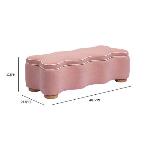 Anais Verona 48.5" Performance Velvet Storage Bench - image 7