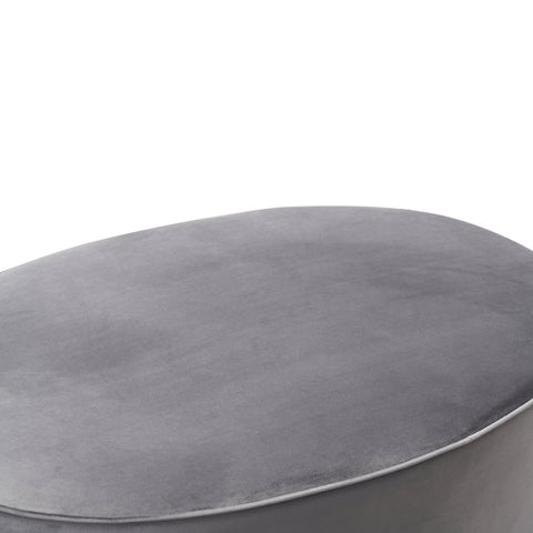 Estelle Sorrento Performance Velvet Oval Ottoman - image 3