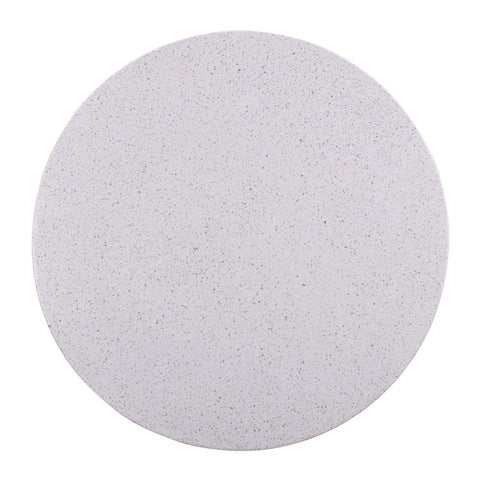 Amelie Verona 27.5" Light Speckled Concrete Round Coffee Table - image 4