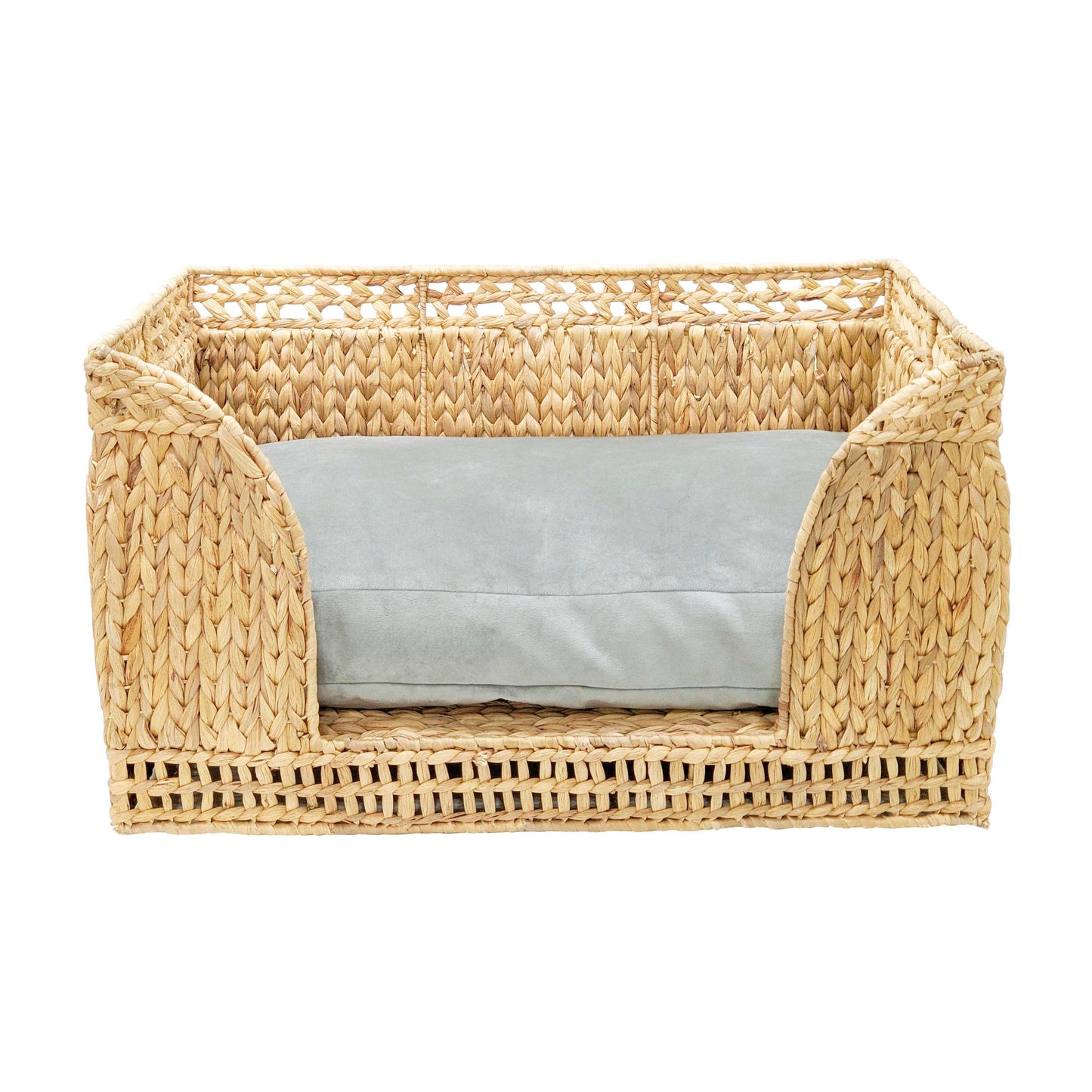 tarra natural rattan small pet bed