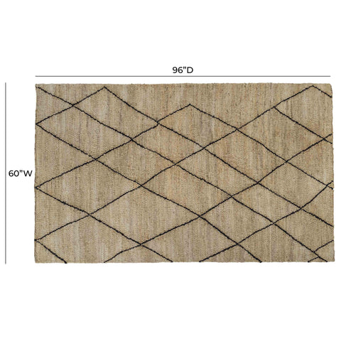 Fickle Natural 5' x 8' Area Rug