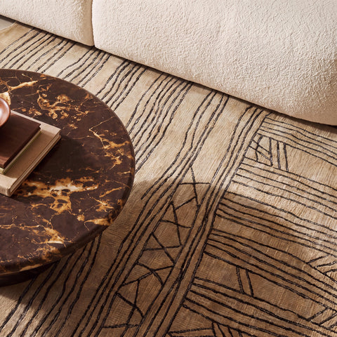 Amelie Devereux Natural Hand Tufted Wool Area Rug 5'X8' - image 2