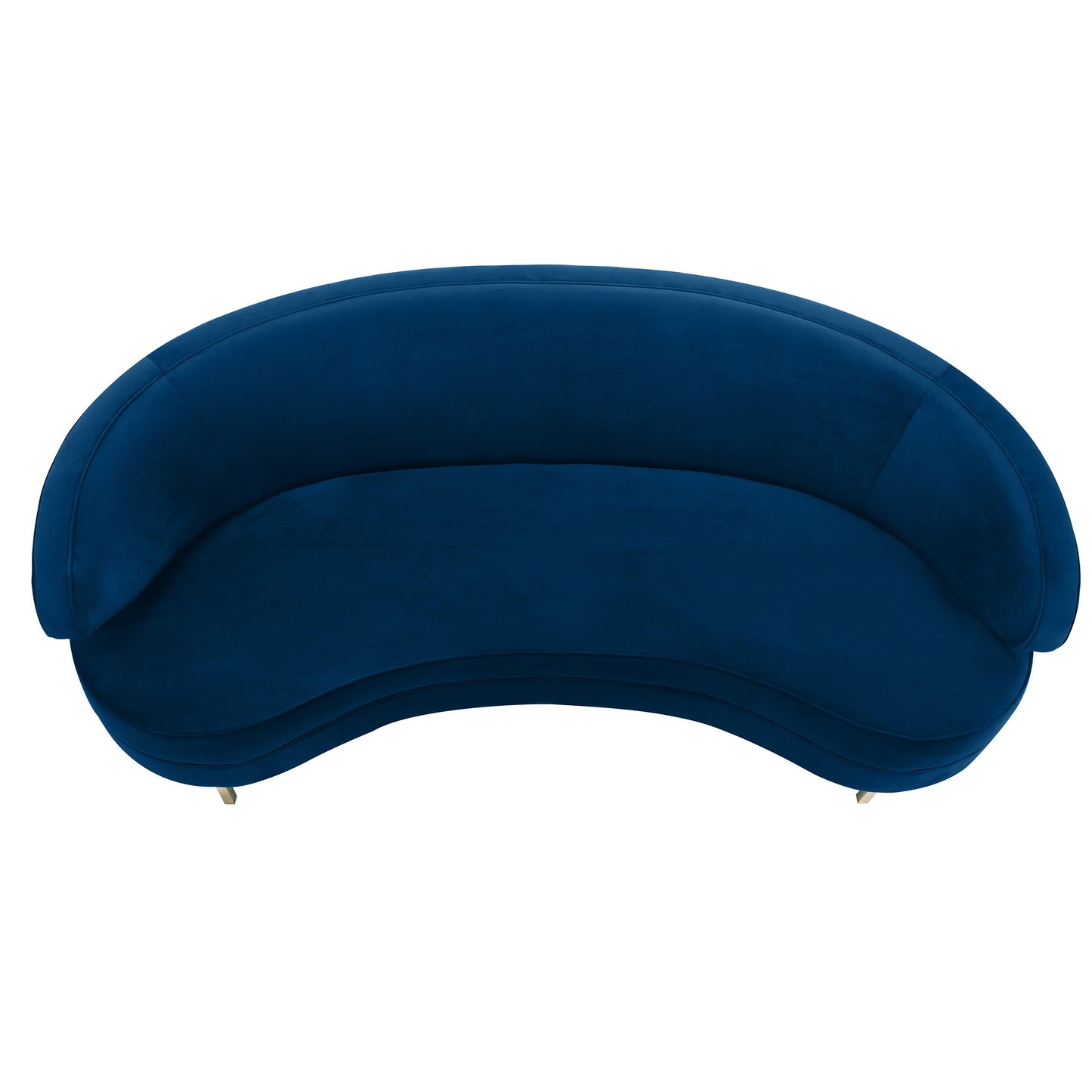 sagura navy velvet sofa