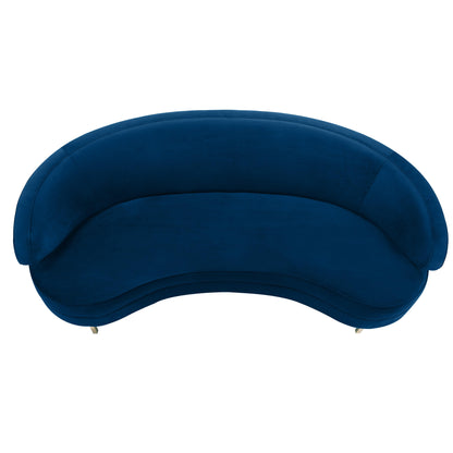 Sagura Navy Velvet Sofa