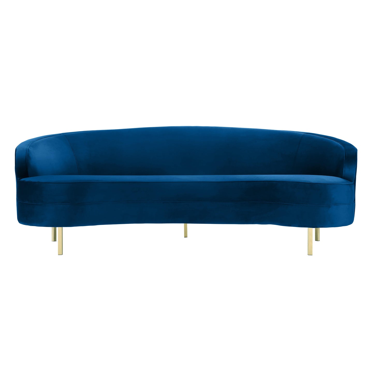 sagura navy velvet sofa