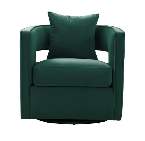 Ayla Forest Green Swivel Chair