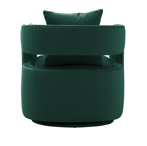 Ayla Forest Green Swivel Chair
