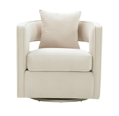 Camille Marlowe Performance Velvet Swivel Accent Chair - image 3