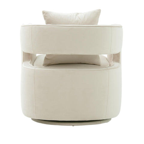 Camille Marlowe Performance Velvet Swivel Accent Chair - image 4