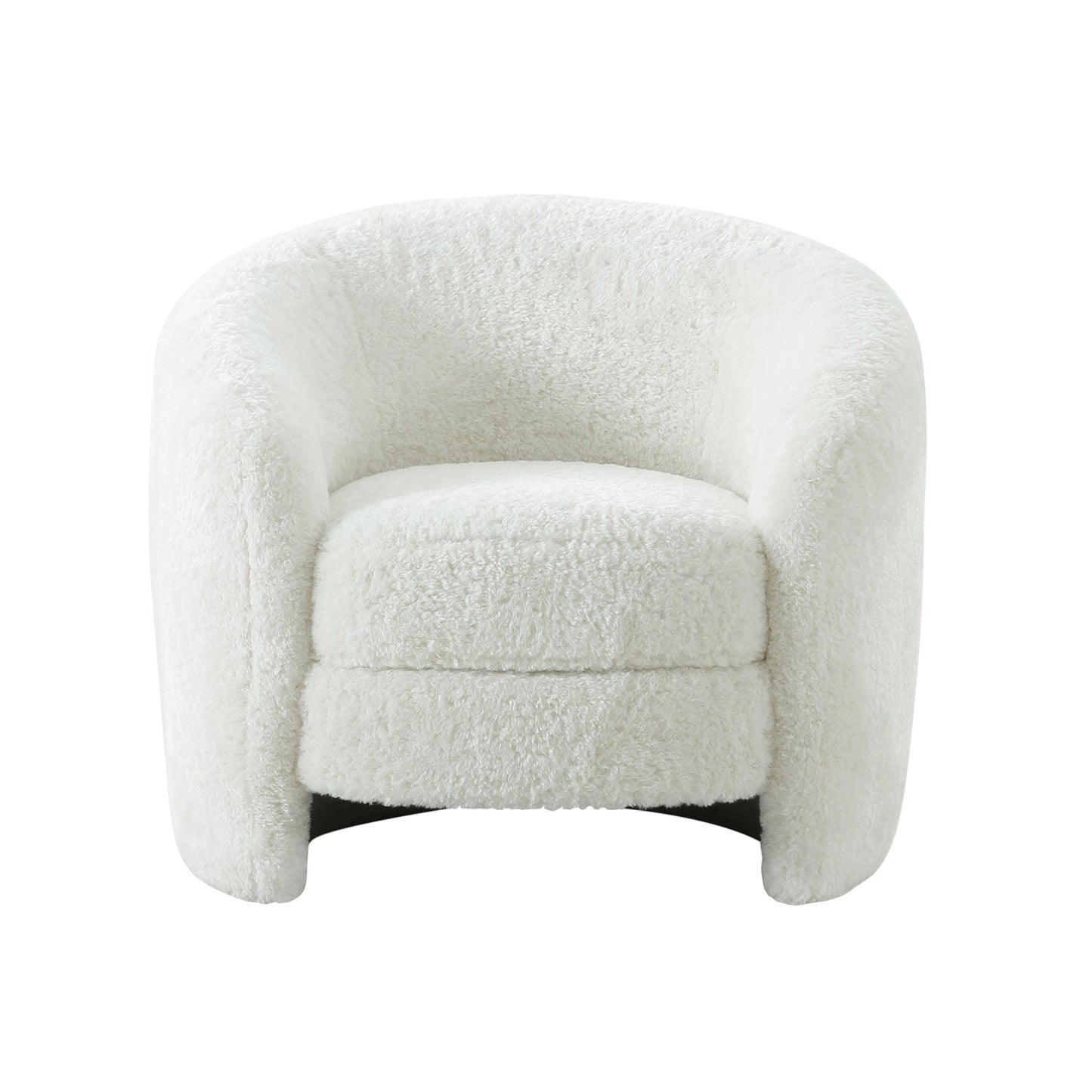 gata faux shearling armchair