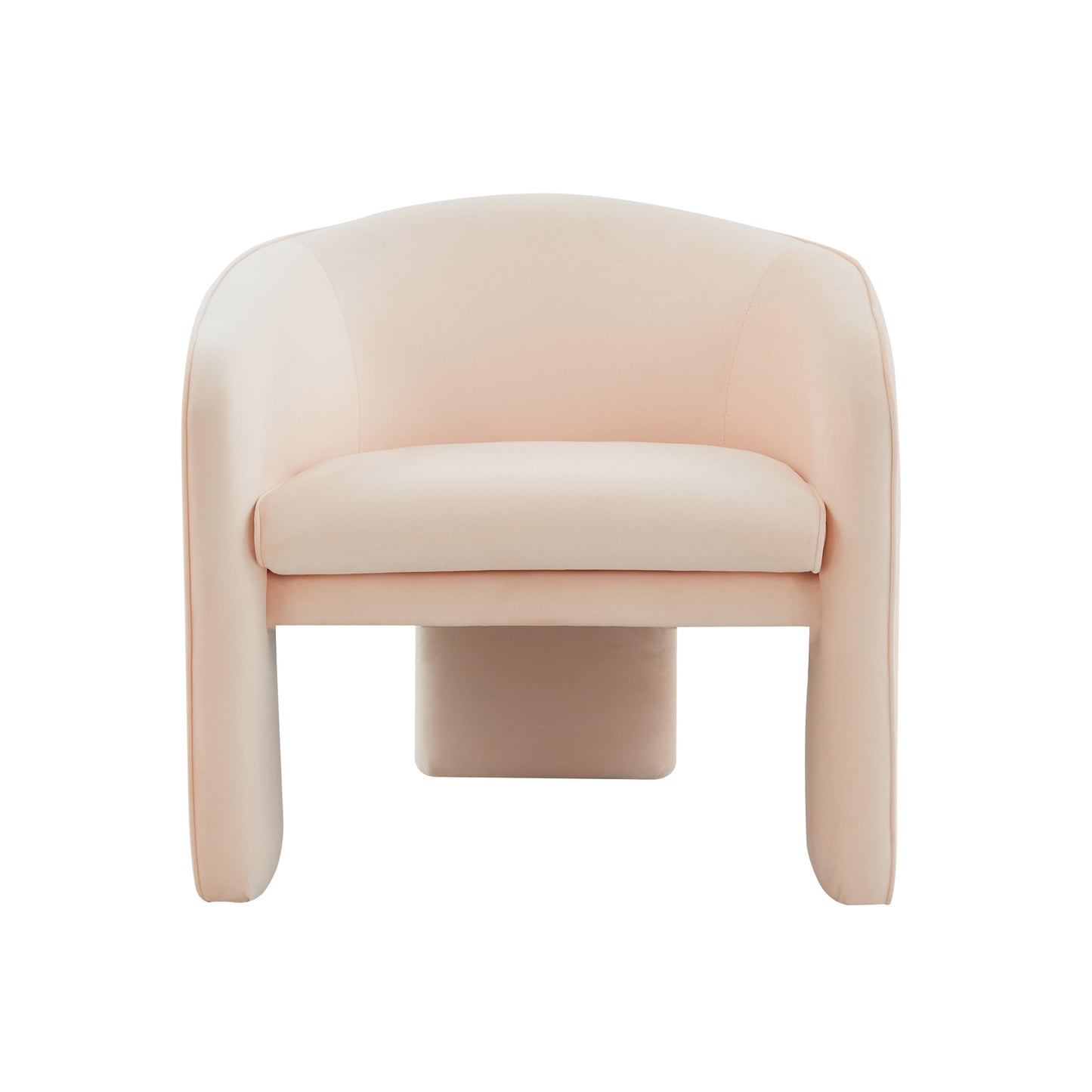 gala peche velvet accent chair