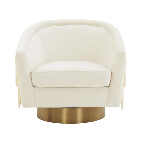 Elliana Cream Swivel Chair