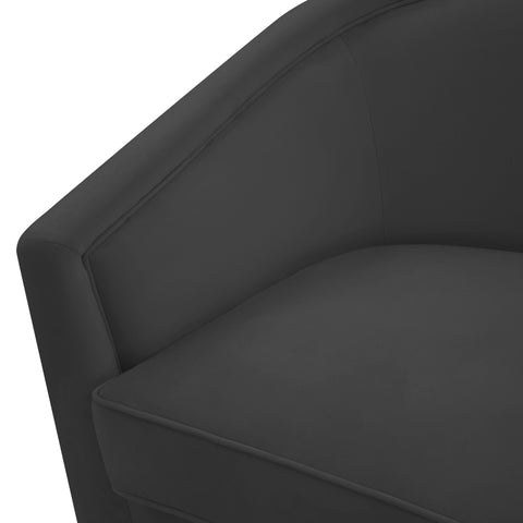 Elliana Black Swivel Chair
