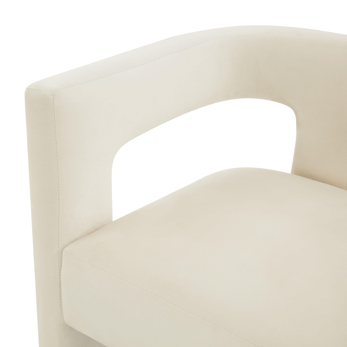 tamara cream velvet chair