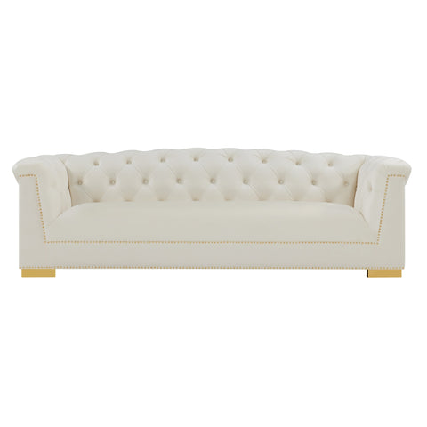 Arielle Garda 91" Performance Velvet Sofa by Inspire Me! Home Decor - image 3
