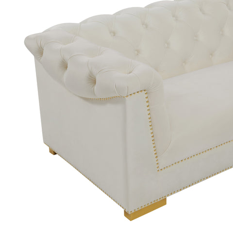 Arielle Garda 91" Performance Velvet Sofa by Inspire Me! Home Decor - image 5