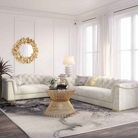 Arielle Garda 91" Performance Velvet Sofa by Inspire Me! Home Decor - image 2
