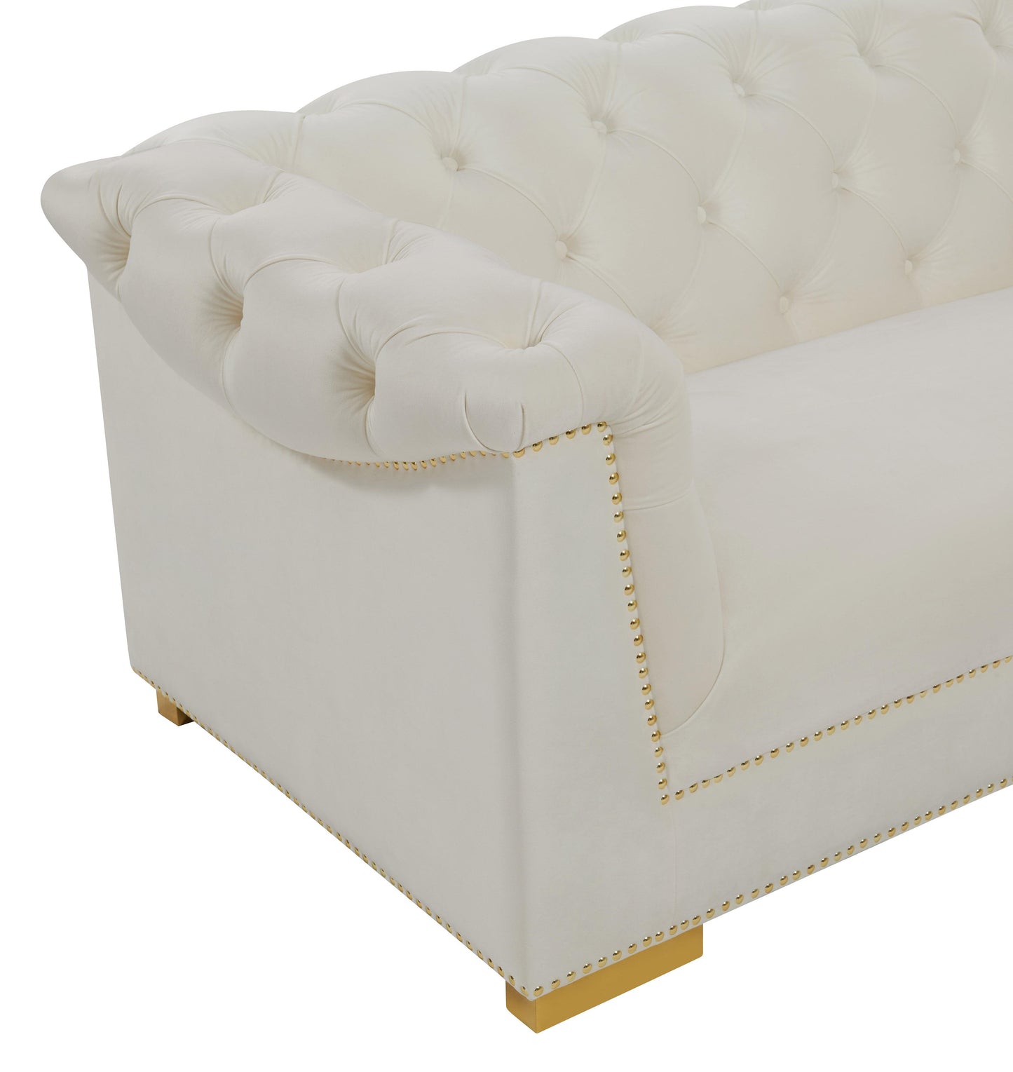 astrid cream velvet sofa