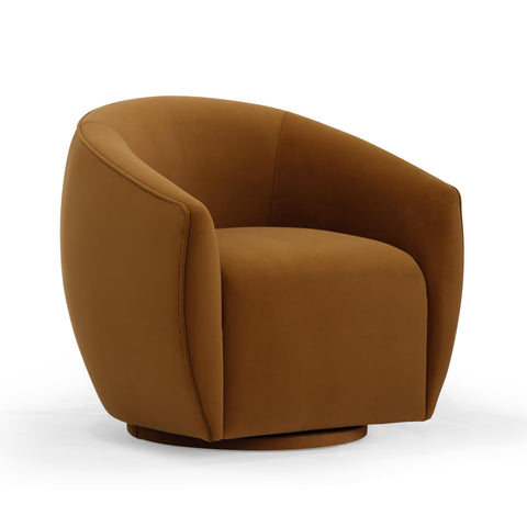 Camille Marais Performance Velvet Swivel Accent Chair - image 1