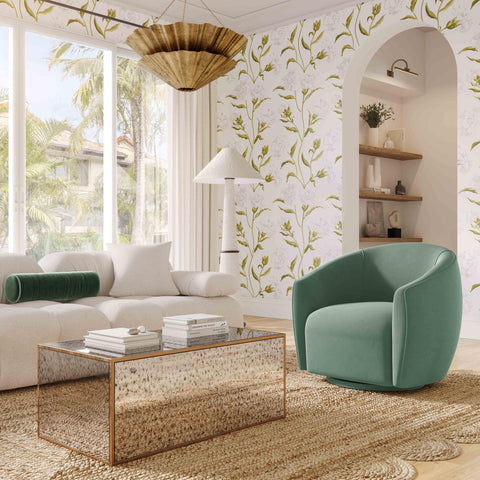 Camille Marais Performance Velvet Swivel Accent Chair - image 2