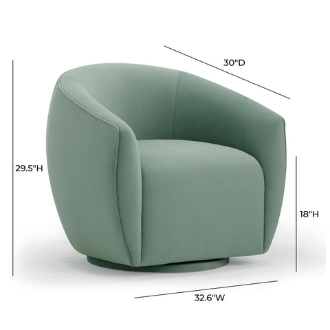 Camille Marais Performance Velvet Swivel Accent Chair - image 6