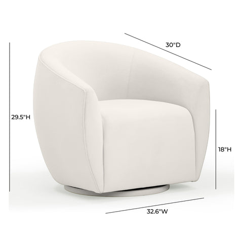 Camille Marais Performance Velvet Swivel Accent Chair - image 6