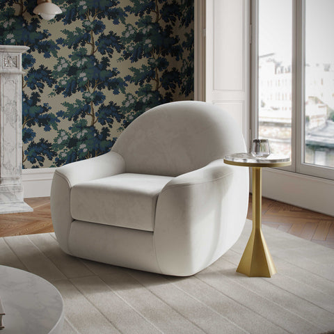 Celeste Verona Performance Velvet Swivel Accent Chair - image 2