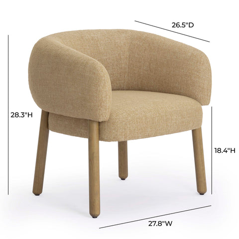 Lucienne Garda Performance Fabric Accent Chair - image 7