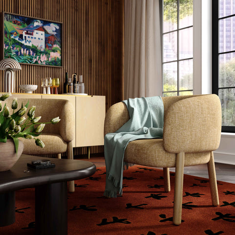 Lucienne Garda Performance Fabric Accent Chair - image 2