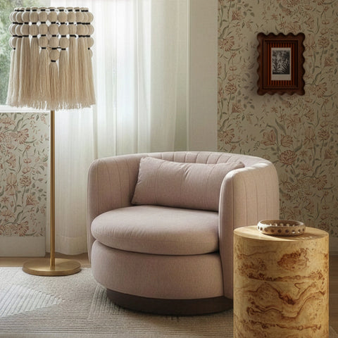 Juliette Provence Contract-Grade Chenille Swivel Accent Chair - image 2
