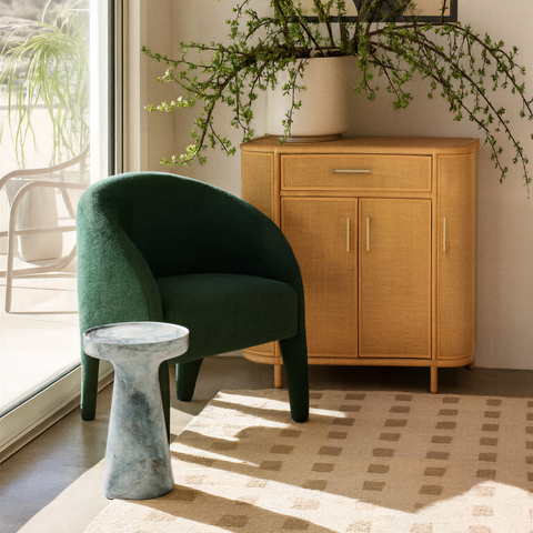 Rosalie Marlowe Contract-Grade Chenille Accent Chair - image 2