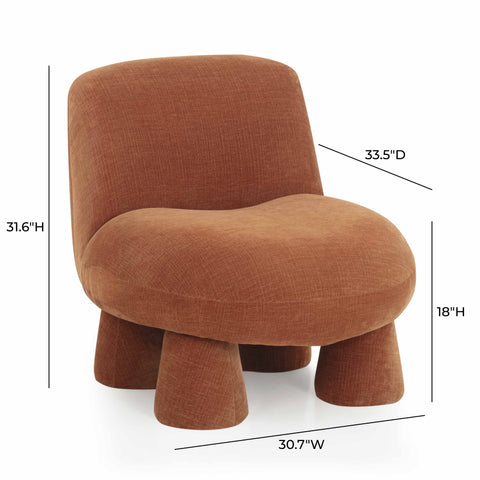 Solene StClair Upcycled Performance Chenille Accent Chair - image 5