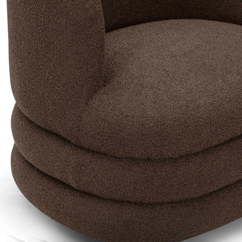 Noemie Bellamy Heavy Performance Boucle Swivel Hotel Lounge Chair - image 6