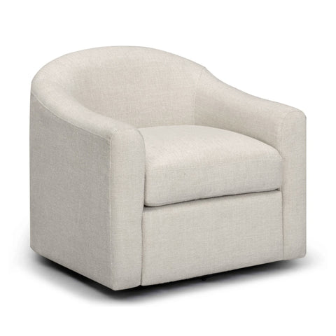 Arielle Verona Contract-Grade Basketweave Fabric Swivel Accent Chair - image 3