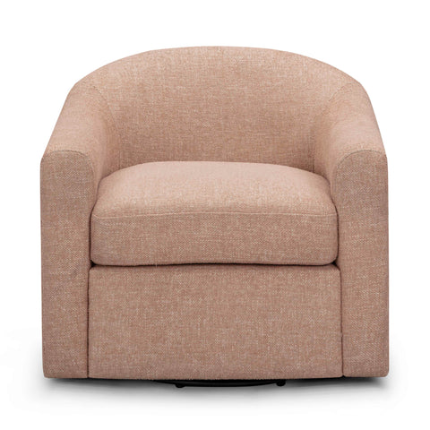 Arielle Verona Contract-Grade Basketweave Fabric Swivel Accent Chair - image 1