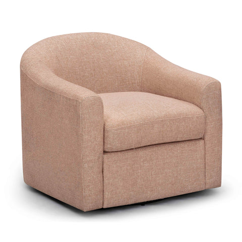 Arielle Verona Contract-Grade Basketweave Fabric Swivel Accent Chair - image 3