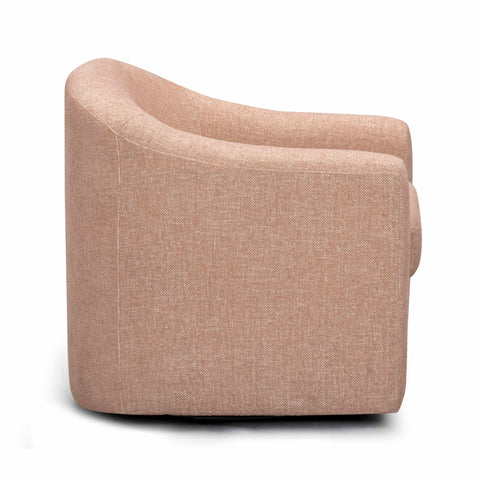 Arielle Verona Contract-Grade Basketweave Fabric Swivel Accent Chair - image 4