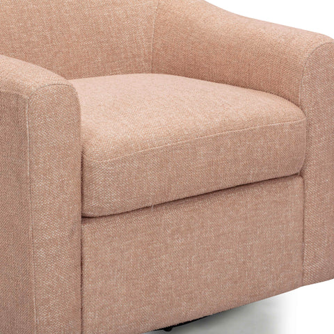 Arielle Verona Contract-Grade Basketweave Fabric Swivel Accent Chair - image 6