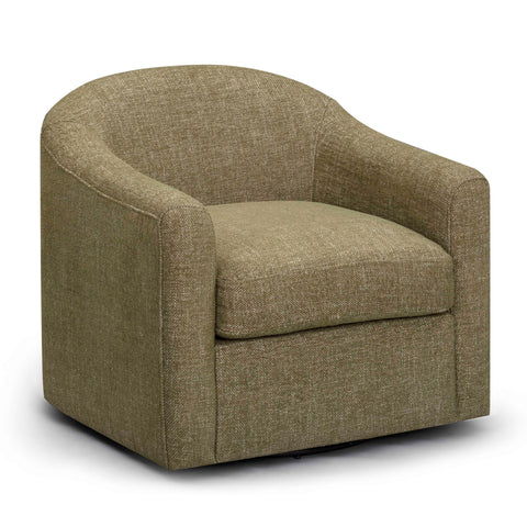 Arielle Verona Contract-Grade Basketweave Fabric Swivel Accent Chair - image 3