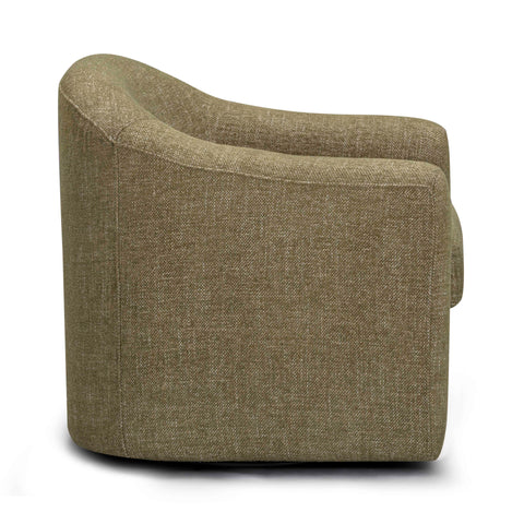 Arielle Verona Contract-Grade Basketweave Fabric Swivel Accent Chair - image 4