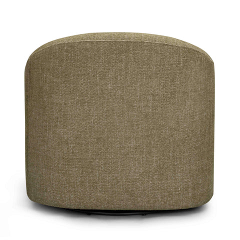 Arielle Verona Contract-Grade Basketweave Fabric Swivel Accent Chair - image 5