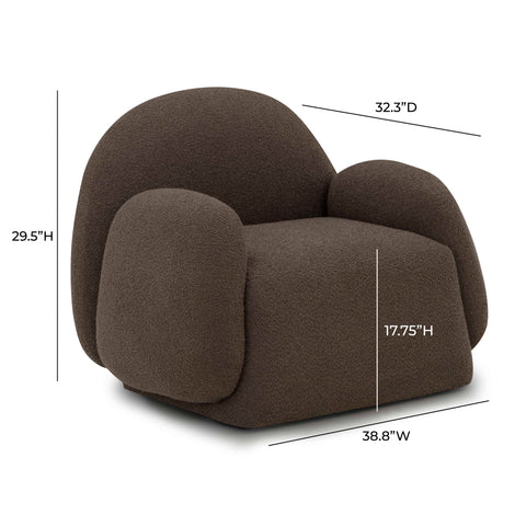 Florence Navarre Contract-Grade Boucle Accent Chair - image 7