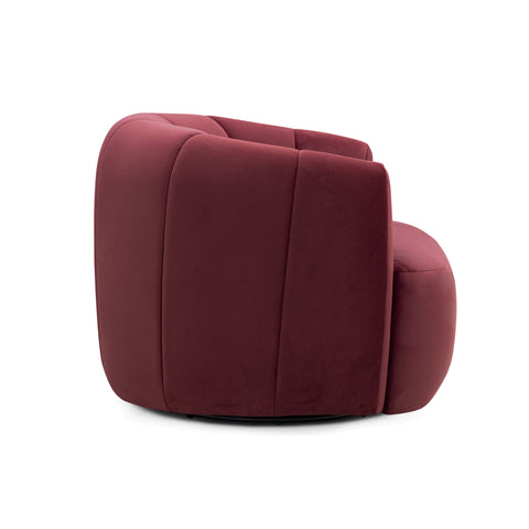 Sabine Lucerne Performance Velvet Swivel Accent Chair - image 4