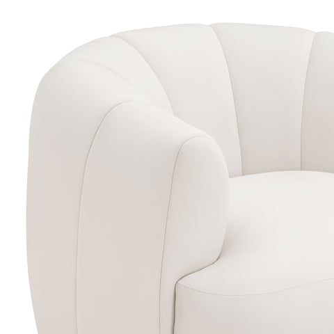 Sabine Lucerne Performance Velvet Swivel Accent Chair - image 5