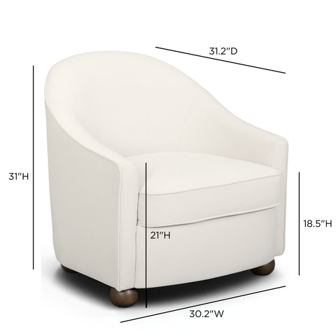 Delphine Chantilly Performance Velvet Accent Chair - image 7