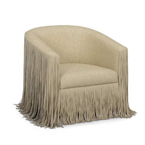Solene Sorrento Performance Vegan Leather Swivel Accent Chair - image 1