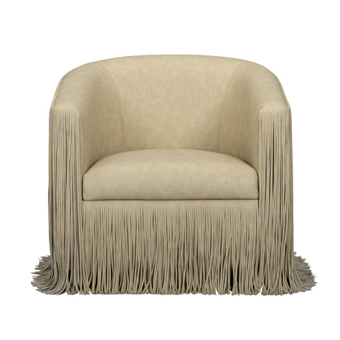 Solene Sorrento Performance Vegan Leather Swivel Accent Chair - image 3