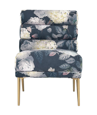 Maeve Floral Velvet Chair